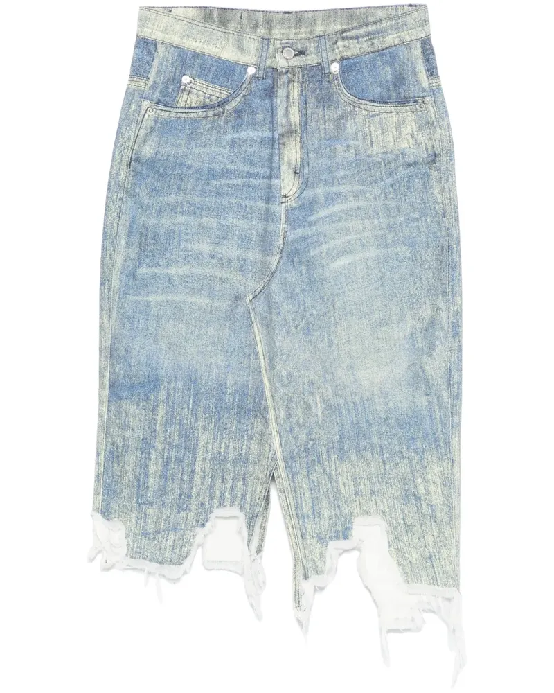 Camper Midirock aus Denim - Blau Blau