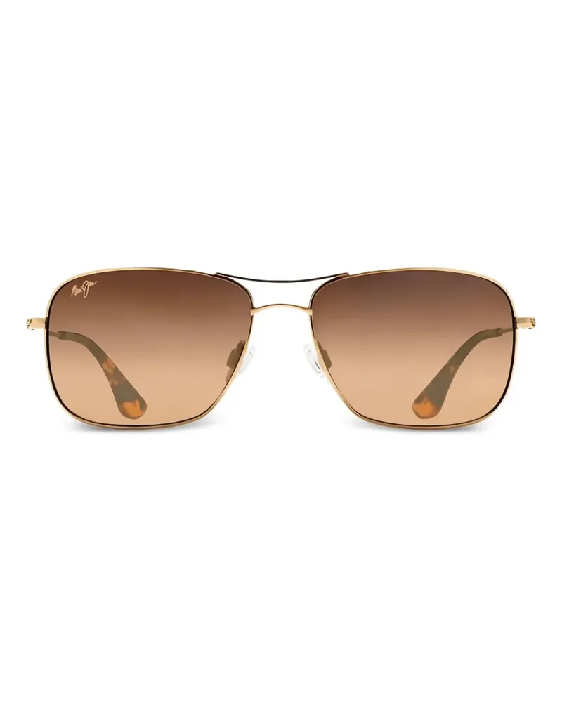Maui Jim Wiki Pilotenbrille aus Titan - Gold Gold