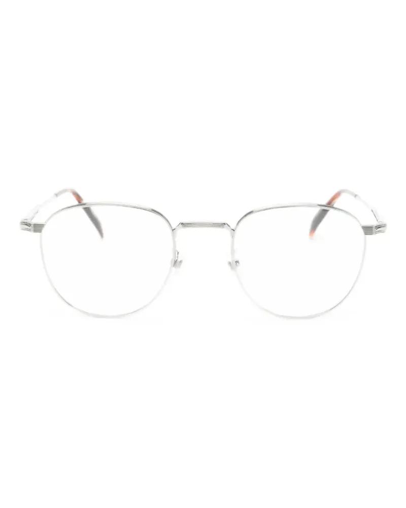 EYEWEAR by DAVID BECKHAM Brille mit rundem Gestell - Silber Silber
