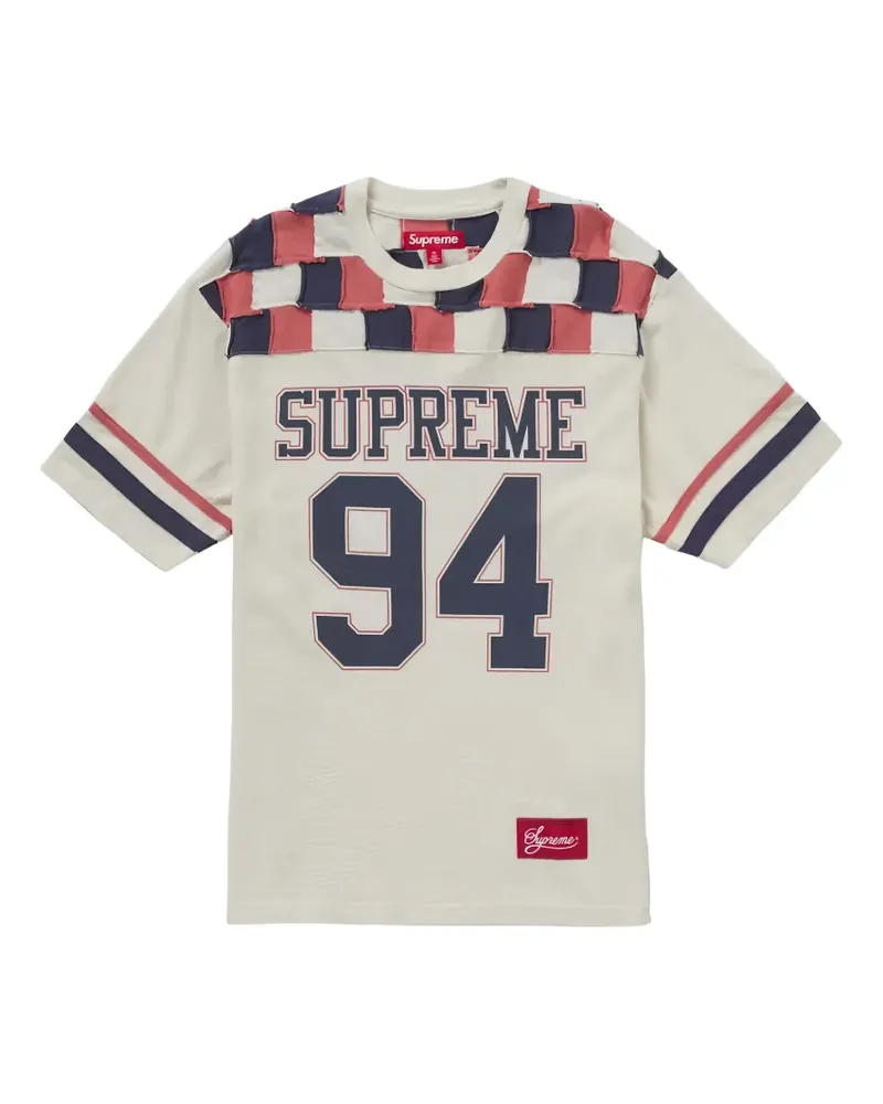 Supreme Being patchwork Yoke T-shirt - Nude Nude