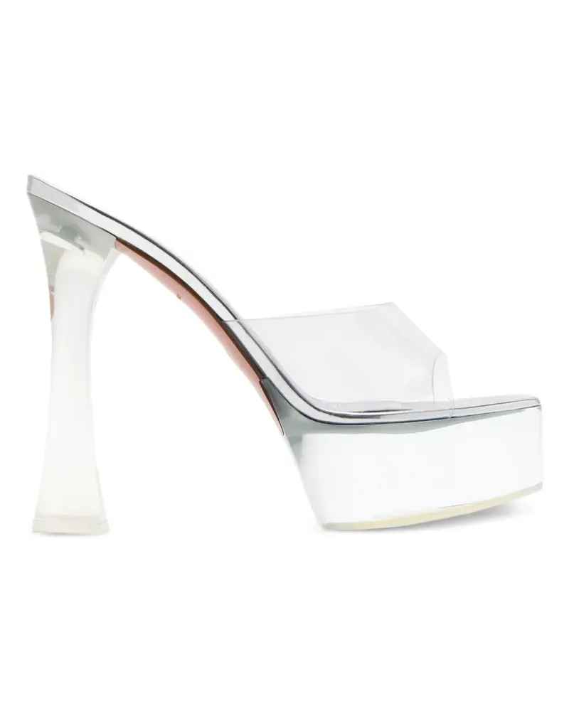 Amina Muaddi Dalida platform sandals - Weiß Weiß