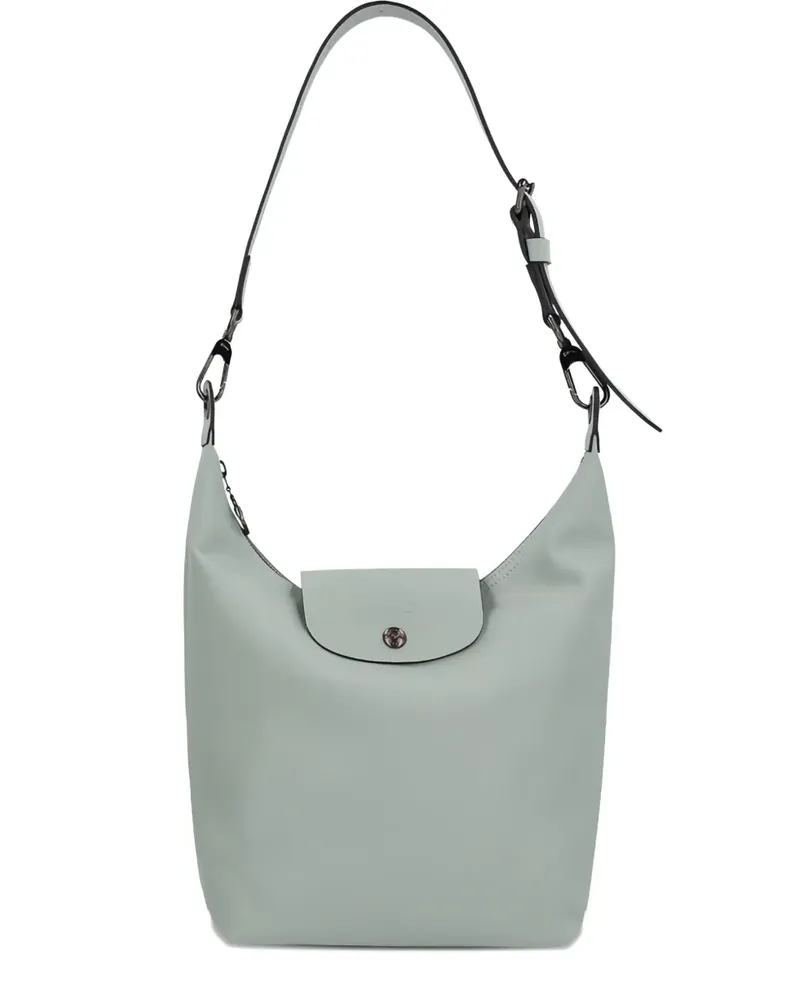 Longchamp Schultertasche aus Leder - Grün Grün
