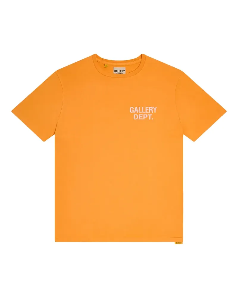GALLERY DEPT. Souvenir logo-print T-shirt - Orange Orange