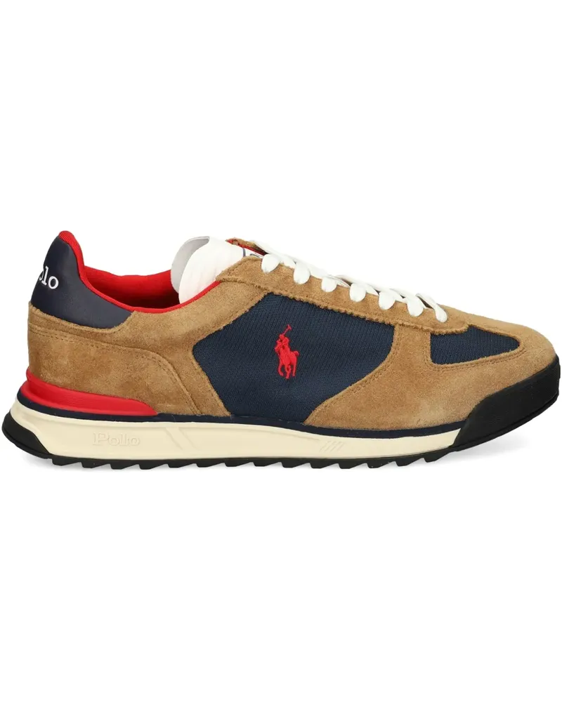 Ralph Lauren Varick Sneakers mit Wildledereinsätzen - Braun Braun
