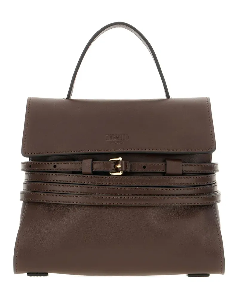 Moschino Kleine Tie Me Tote Bag - Braun Braun