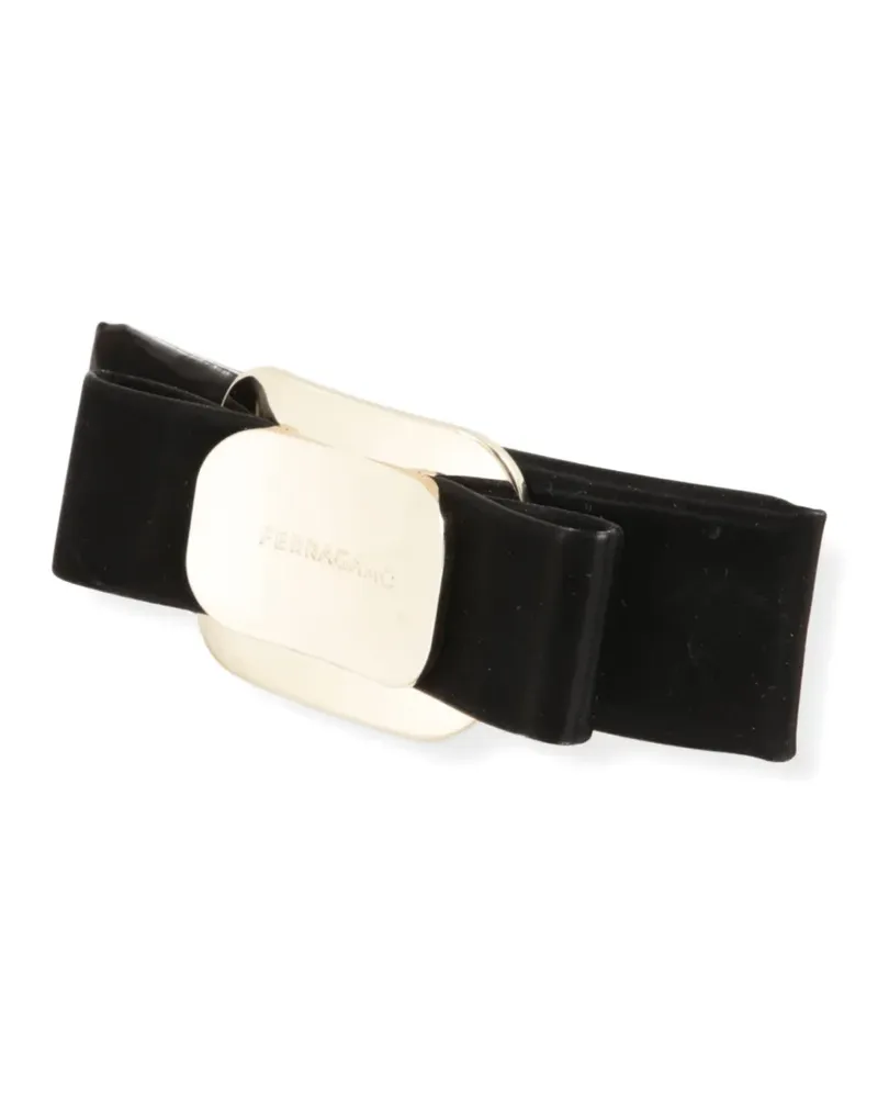 Ferragamo Vara Bow hairclip - Schwarz Schwarz