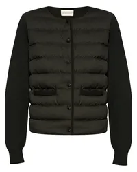 Moncler Gefütterter Cardigan Schwarz