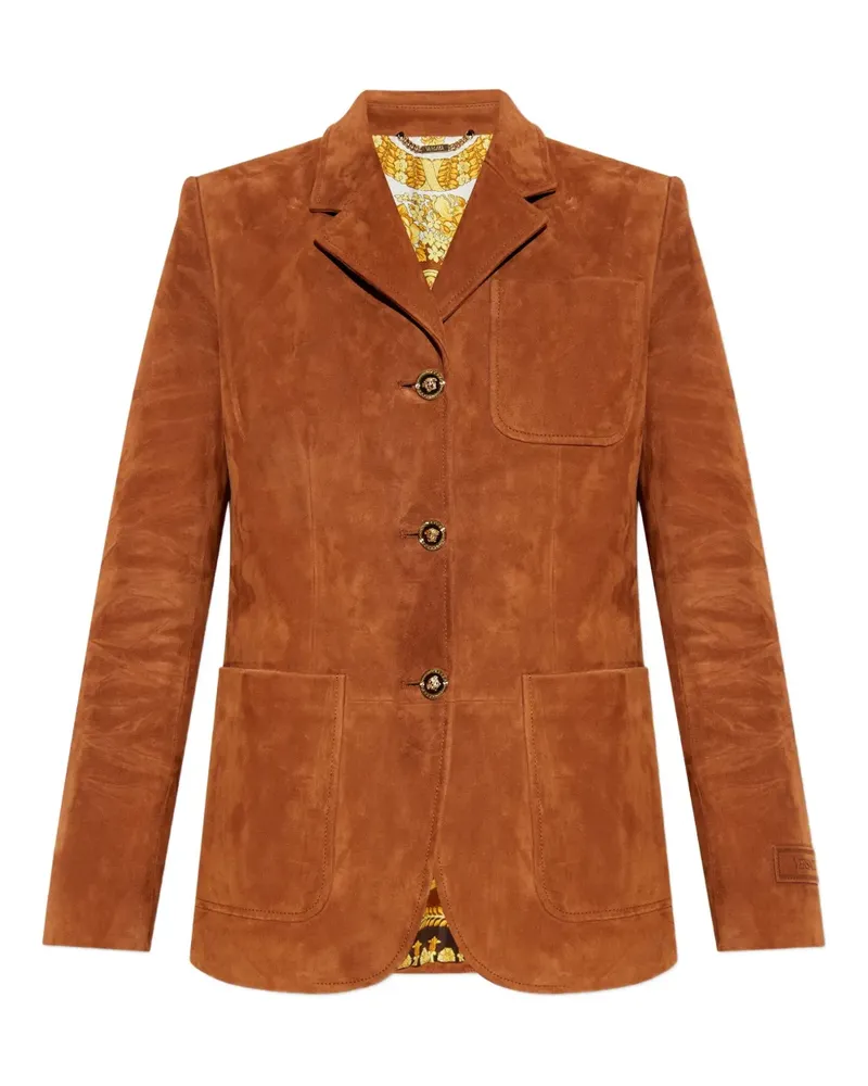 Versace Sakko aus Wildleder - Braun Braun
