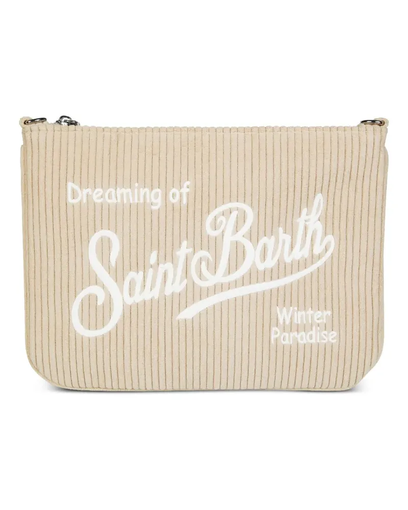 MC2 Saint Barth Parisienne corduroy make-up bag - Nude Nude