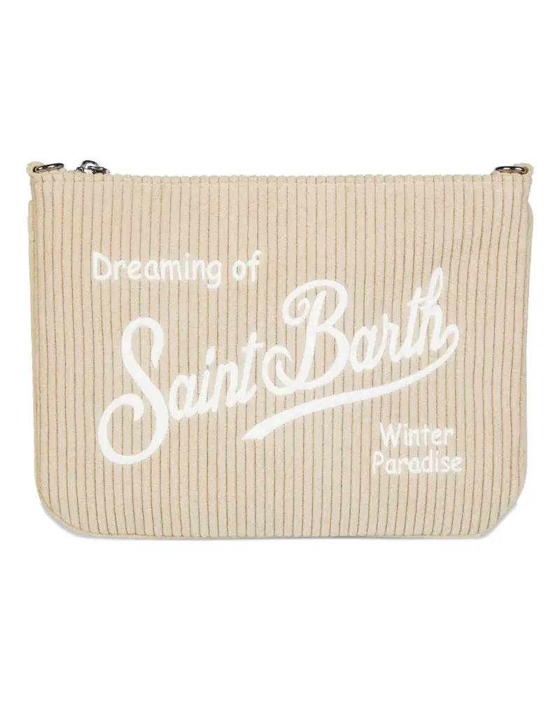 MC2 Saint Barth Parisienne corduroy make-up bag - Nude Nude