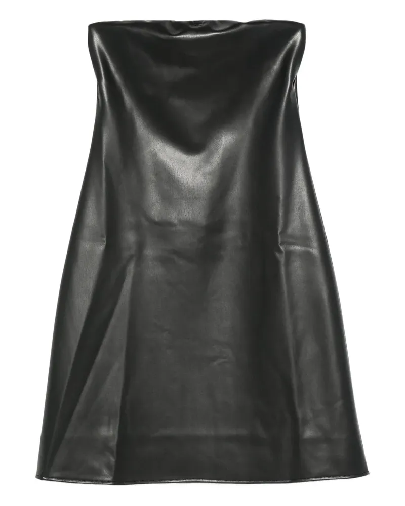 Courrèges Bustier-Kleid aus Lingerie - Schwarz Schwarz