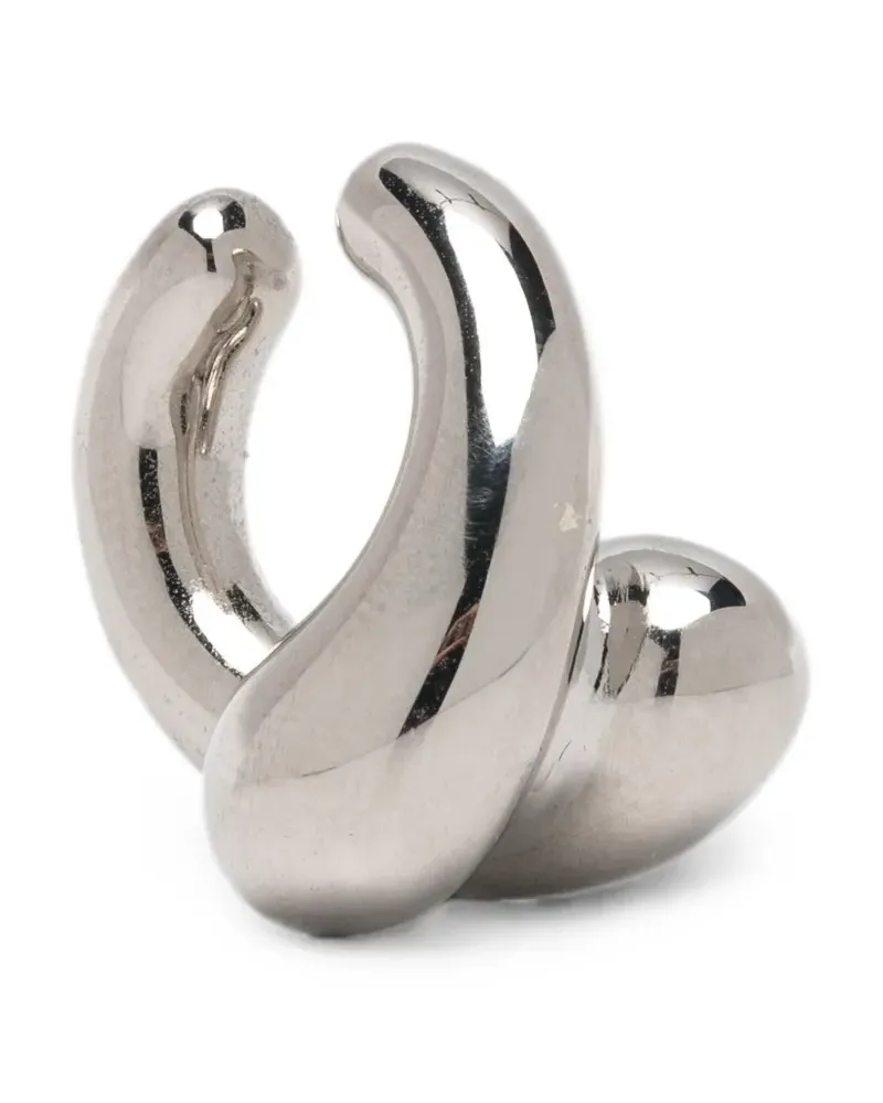 PANCONESI intertwined-hoop earrings - Silber Silber