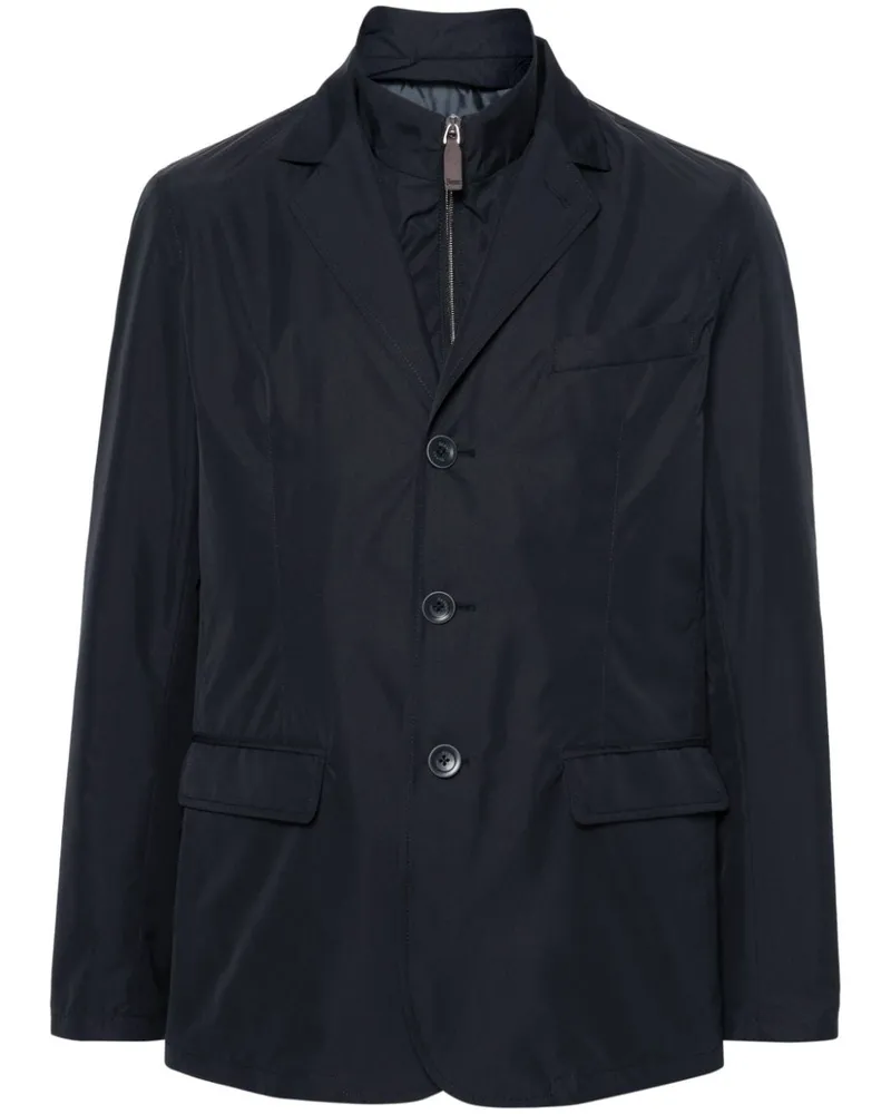 Herno Byron Sakko im Layering-Look - Blau Blau