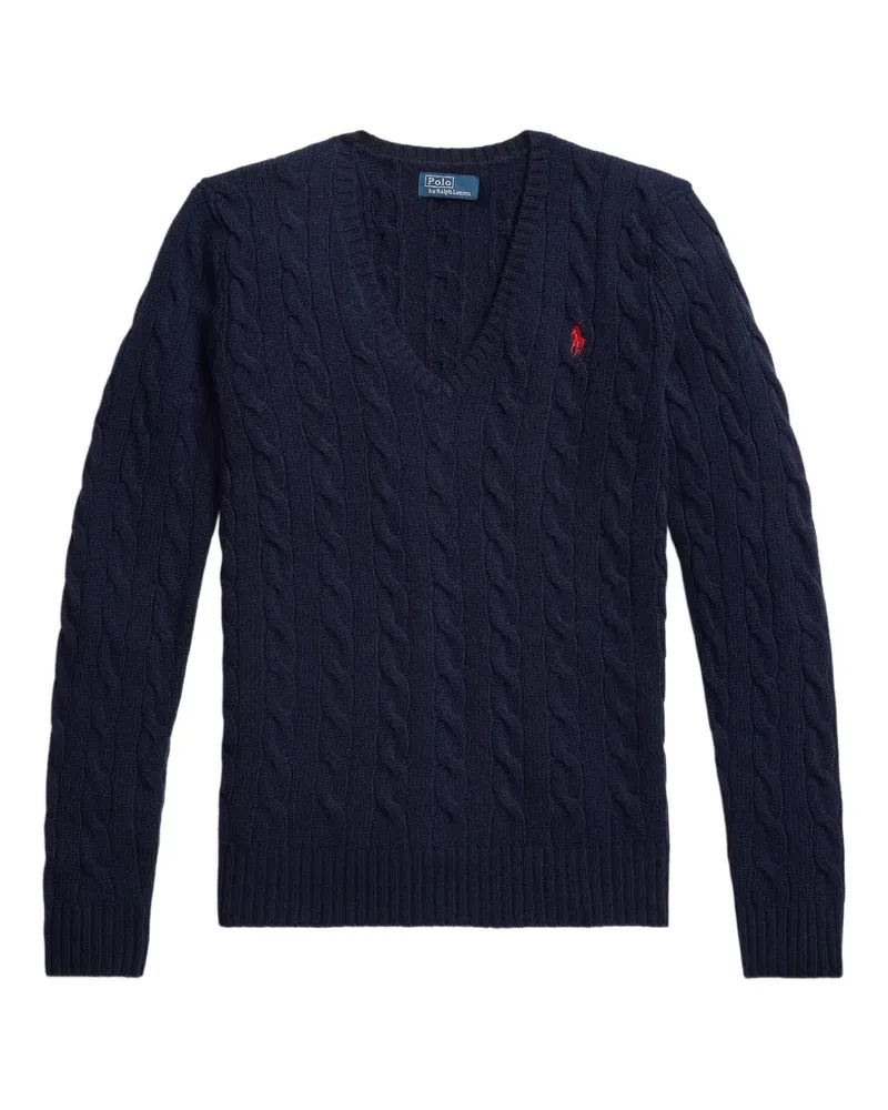 Ralph Lauren Pullover mit Zopfmuster - Blau Blau