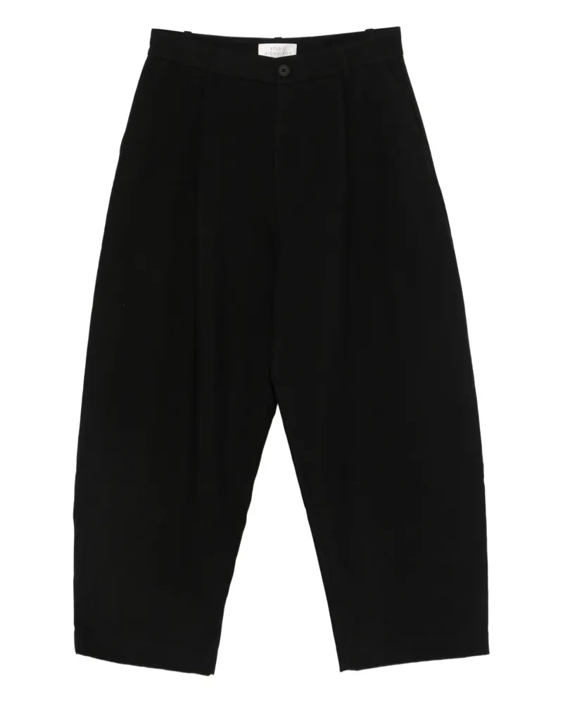 Studio Nicholson pleated trousers - Schwarz Schwarz