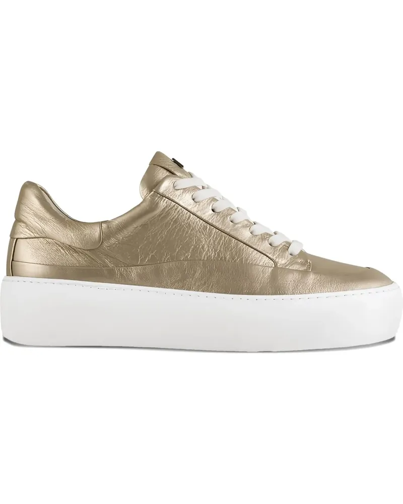 Högl Illusion Plateau-Sneakers im Metallic-Look - Gold Gold