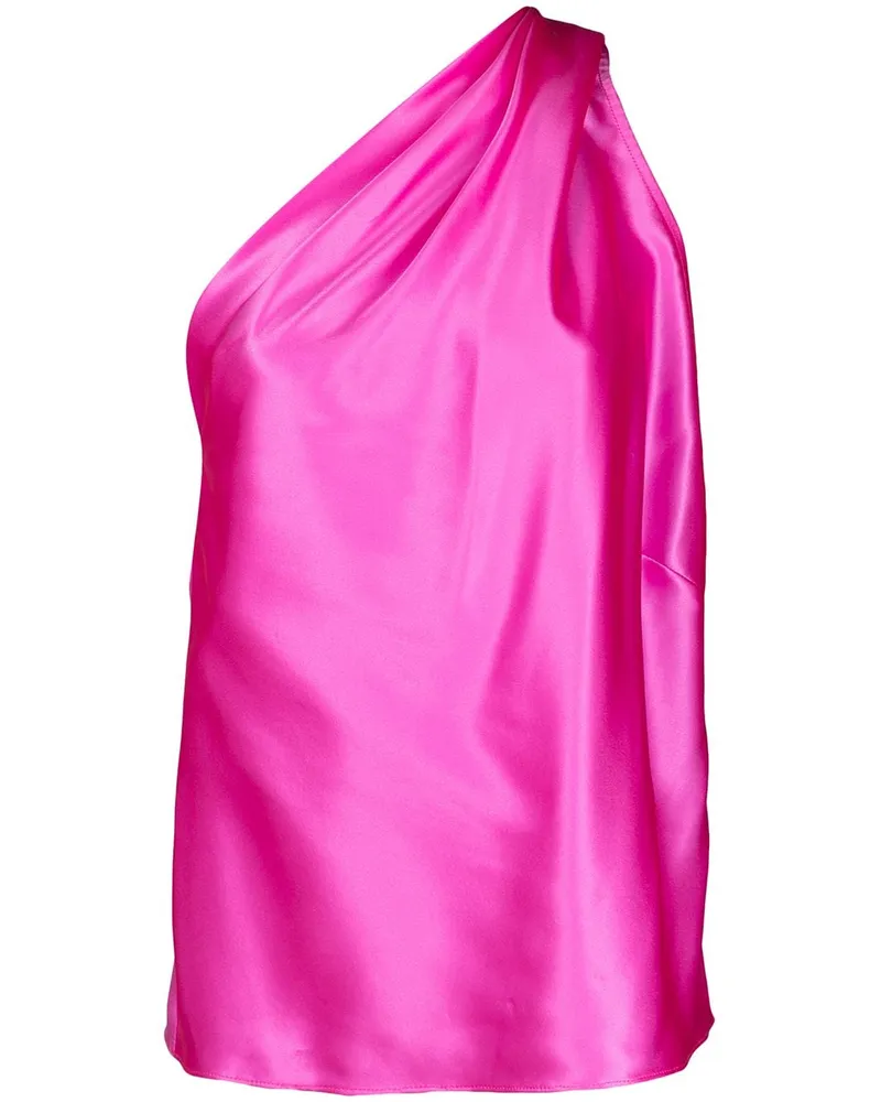 mason by michelle mason Asymmetrische Bluse mit Drapierung - Rosa Rosa