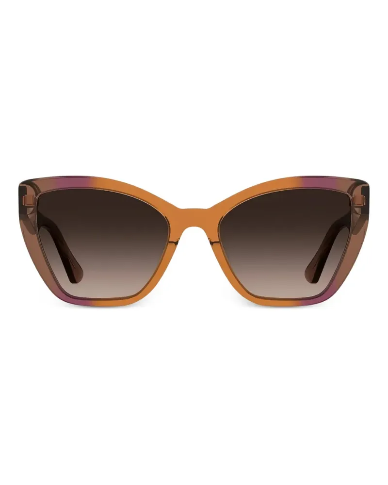 Moschino cat-eye frame sunglasses - Braun Braun