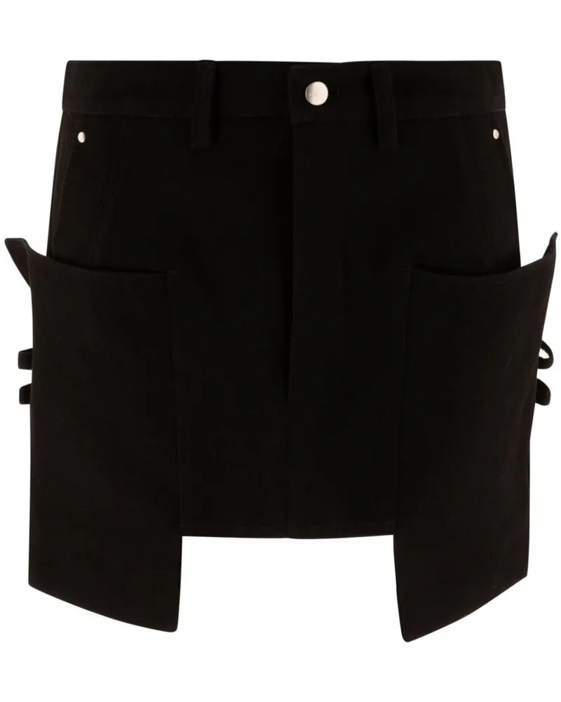 Rick Owens Stefan Minirock - Schwarz Schwarz
