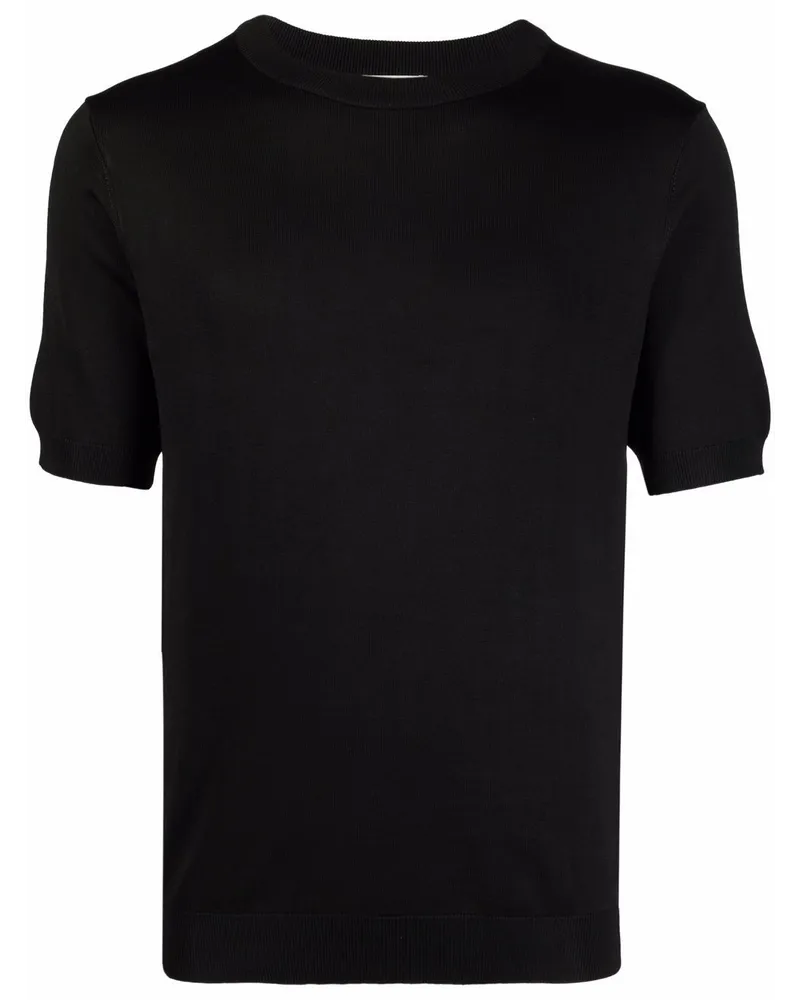 Sandro T-Shirt mit Rundhalsausschnitt - Schwarz Schwarz