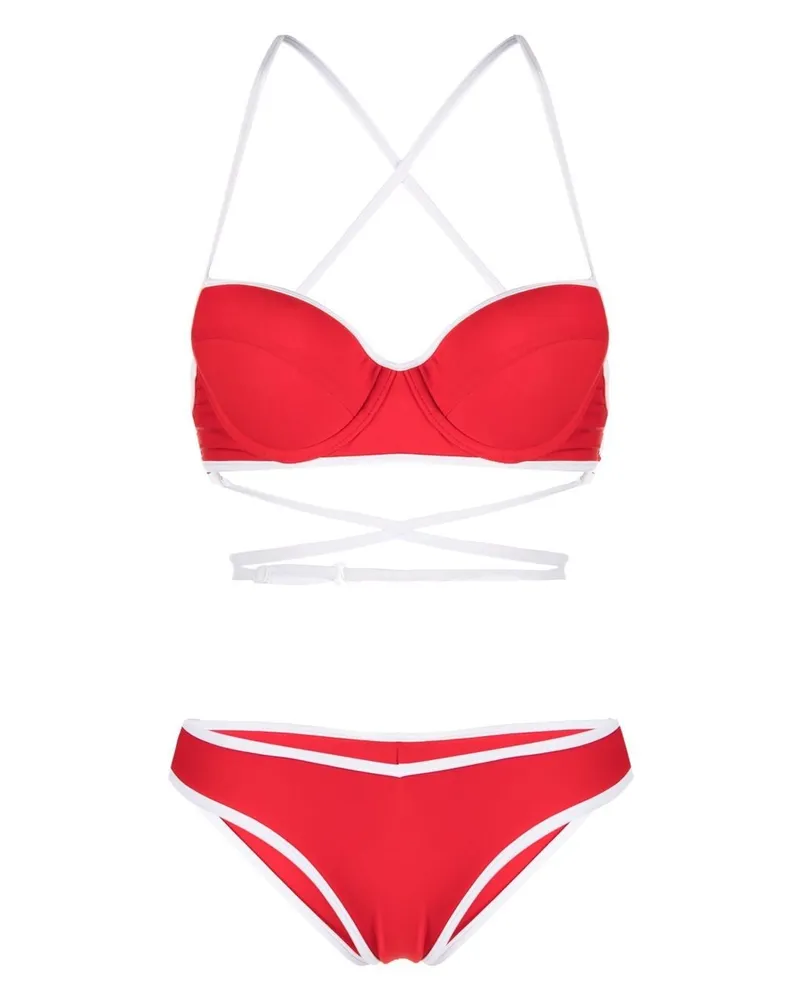 Noire Swimwear Balconette-Bikini - Rot Rot