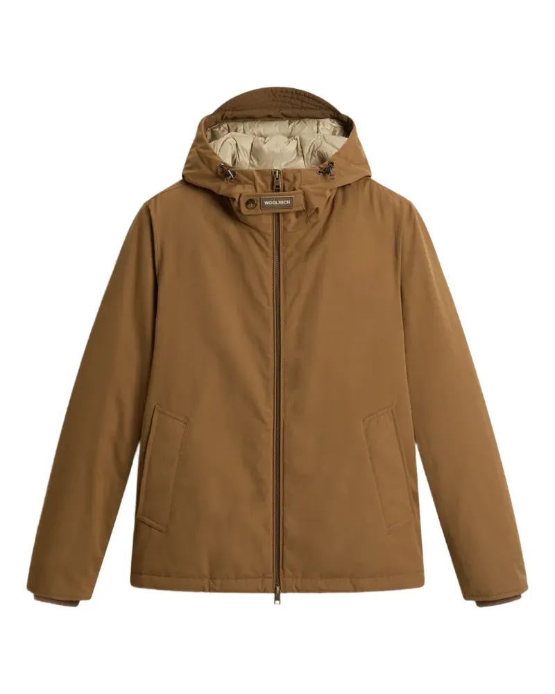 Woolrich Gefütterte Kapuzenjacke - Braun Braun
