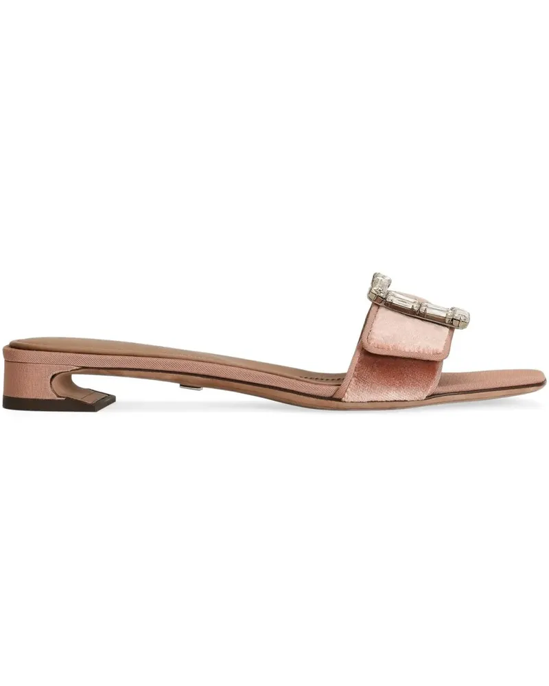 Dolce & Gabbana Sandalen mit verzierter Schnalle - Rosa Rosa