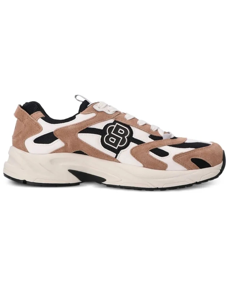 HUGO BOSS Netz-Sneakers mit Wildledereinsätzen - Nude Nude