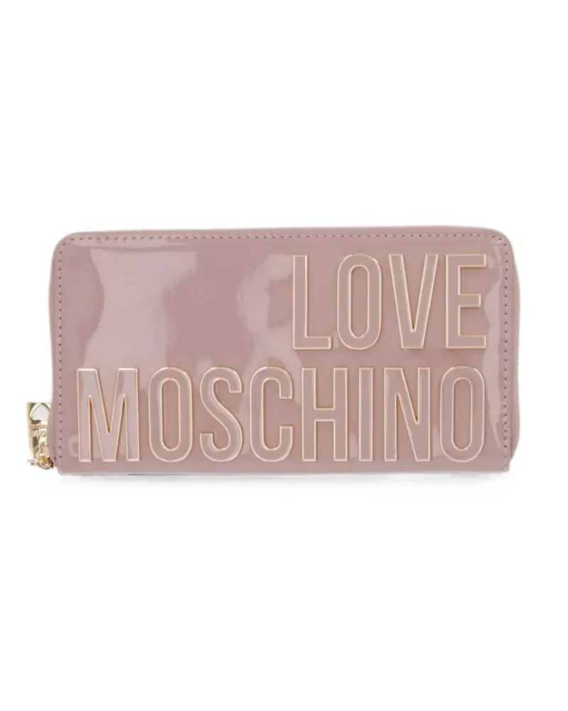 Moschino logo wallet - Rosa Rosa