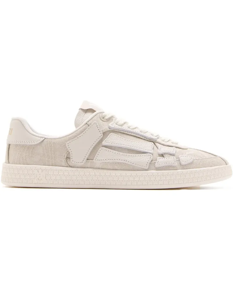 Amiri Canvas-Sneakers mit Skelett-Detail - Nude Nude