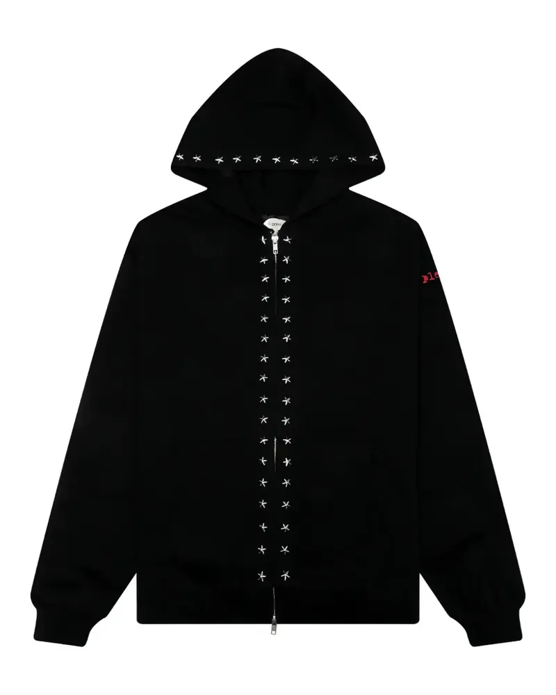 PLEASURES Zero Studded dane hoodie - Schwarz Schwarz