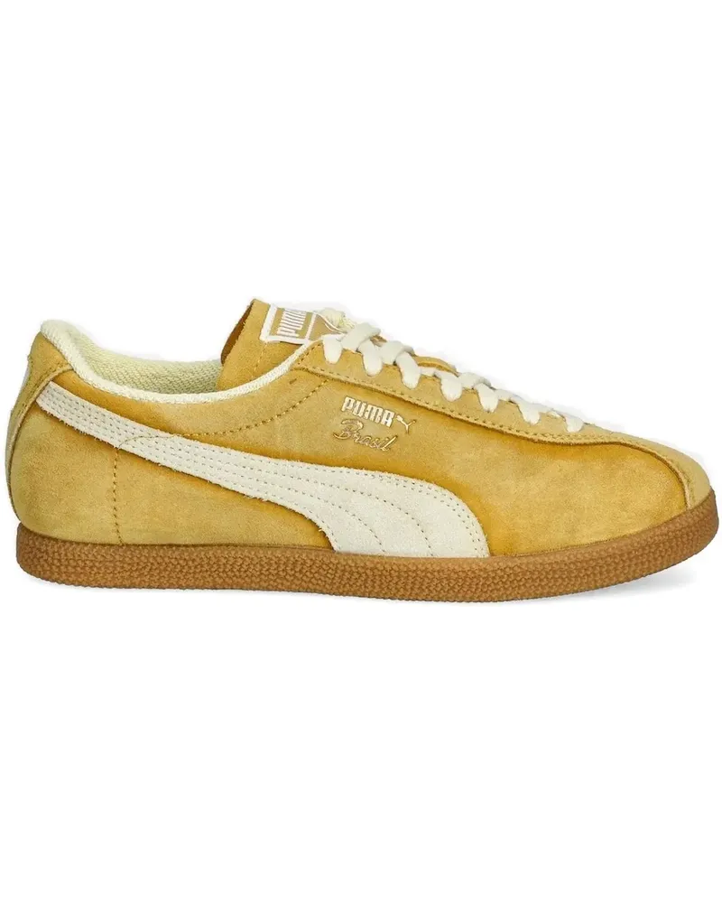 Puma Brasil the Never Worn V Sneakers aus Wildleder - Gelb Gelb