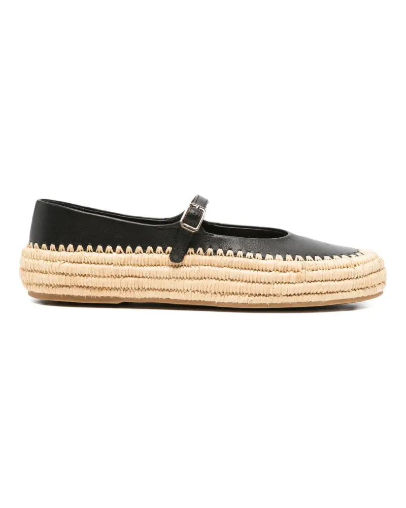 Paloma Barceló Olimpia buckle-strap espadrilles - Schwarz Schwarz