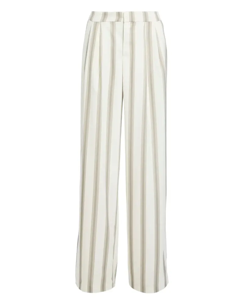 SER.O.YA Marlowe Hose aus Satin - Weiß Weiß