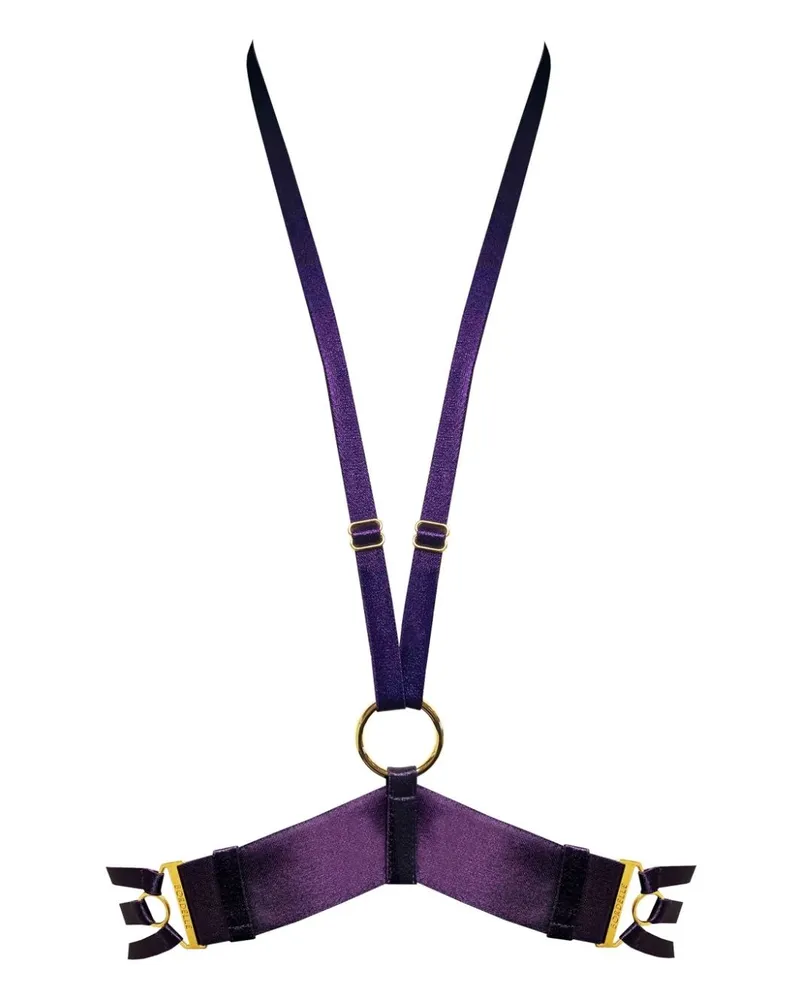 Bordelle Retta Harness mit mehreren Riemen - Violett Violett