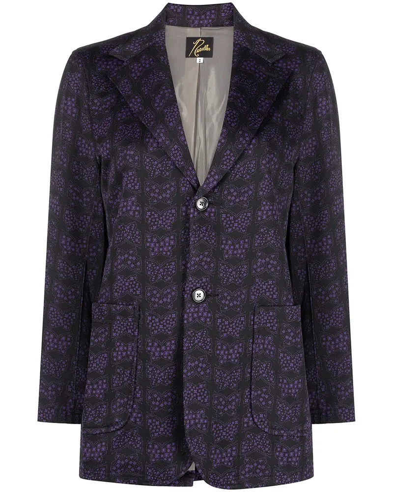 NEEDLES Einreihiger Blazer - Violett Violett
