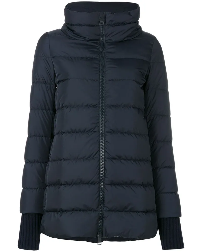 Herno Daunenjacke mit Stehkragen - Blau Blau