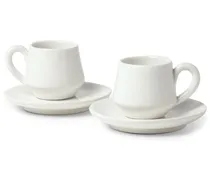Set aus zwei Kaffeetassen - Weiß