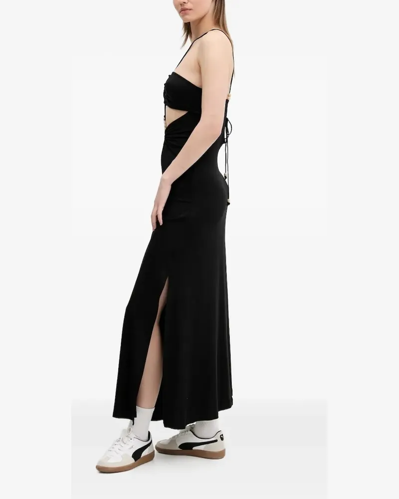 Desigual Midikleid mit Cut-Outs - Schwarz Schwarz