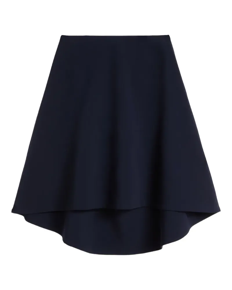 Jil Sander Asymmetrischer Midirock - Blau Blau
