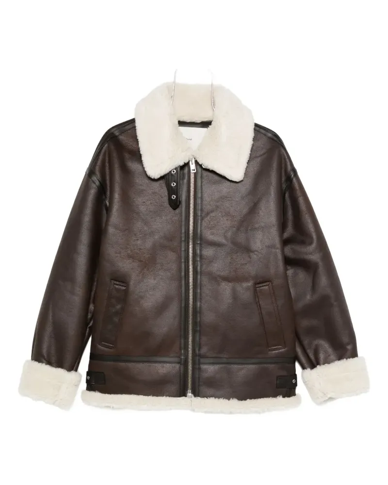 Dunst shearling jacket - Braun Braun
