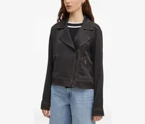 Jacke mit Reißverschluss - Schwarz