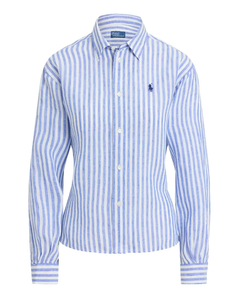 Ralph Lauren gingham linen shirt - Blau Blau