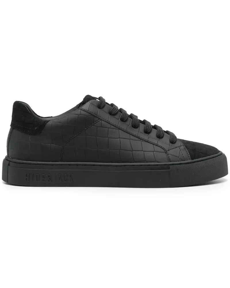 Hide & Jack Essence Double Sneakers - Schwarz Schwarz