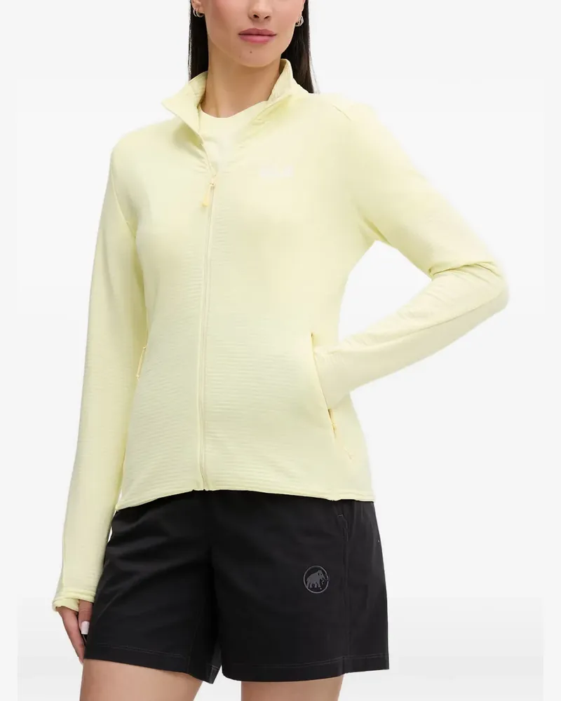 Jack Wolfskin Litestride zip-up sweatshirt - Gelb Gelb