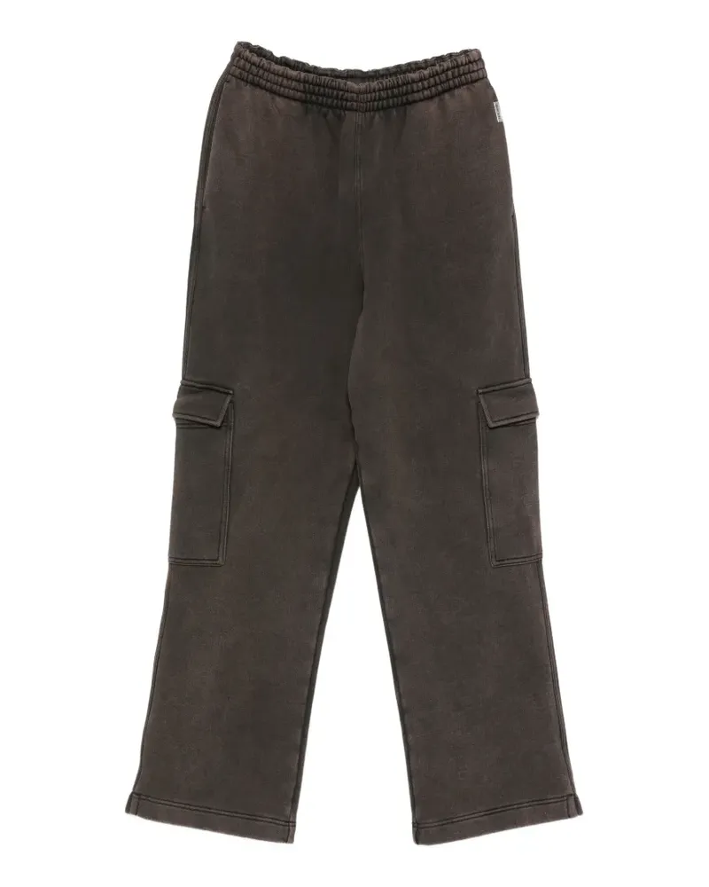REPRESENT Initial logo-plaque cotton cargo track pants - Braun Braun