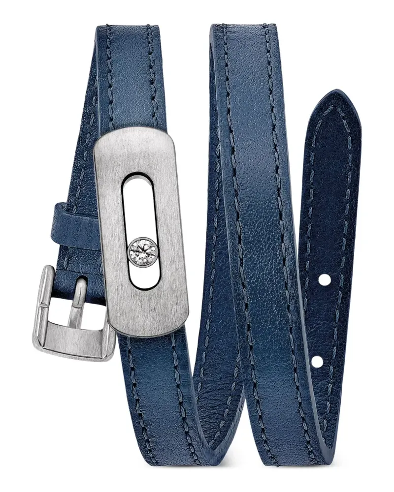 Messika My Move Lederarmband - Silber Silber