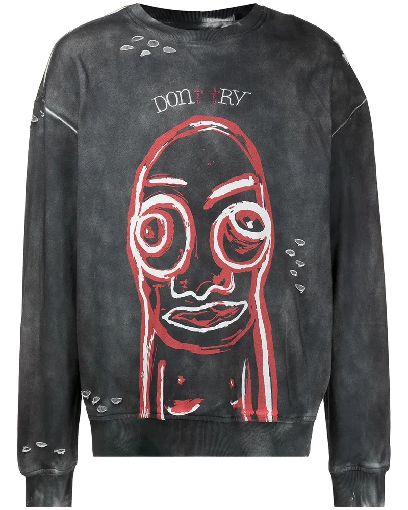 Haculla Don't Try Pullover - Grau Grau
