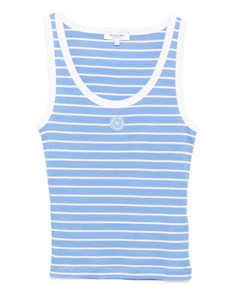 SPORTY & RICH SRHWC Tanktop - Blau Blau