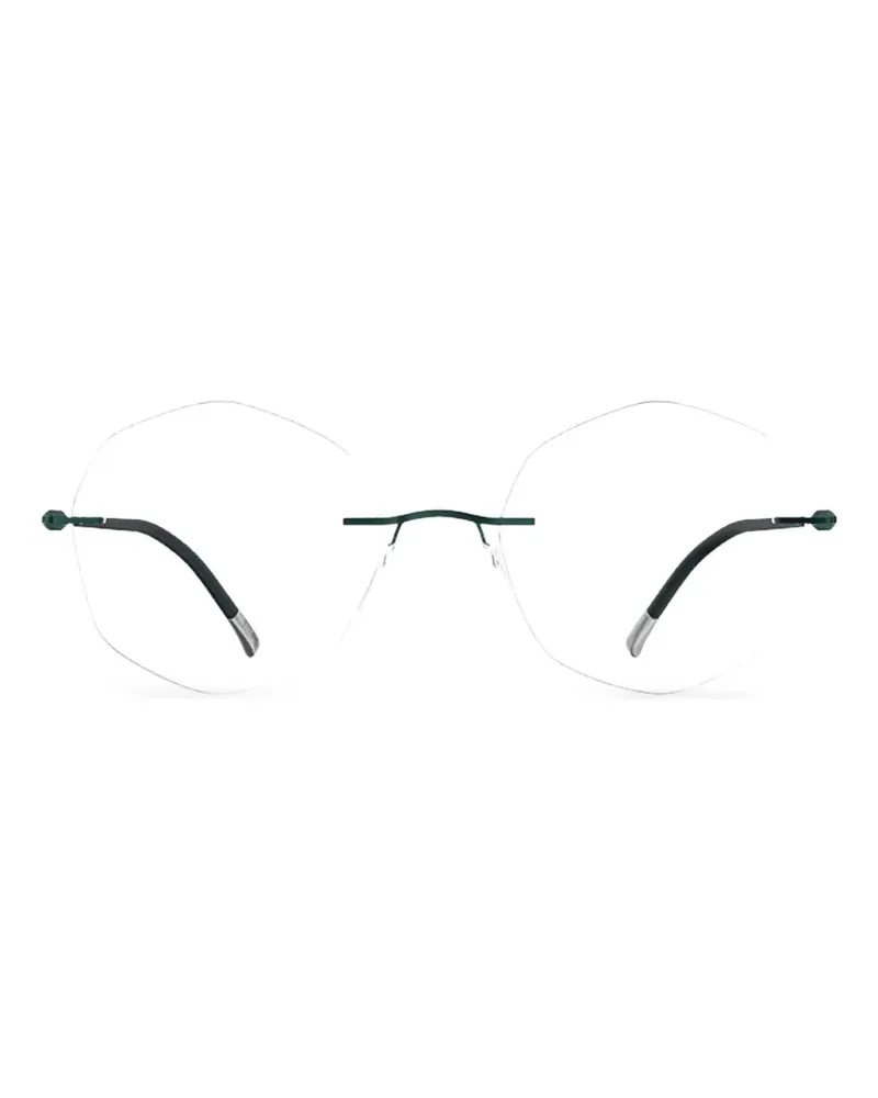 Silhouette Rahmenlose Brille - Grün Grün
